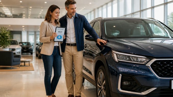 Couple et voiture planification financiere