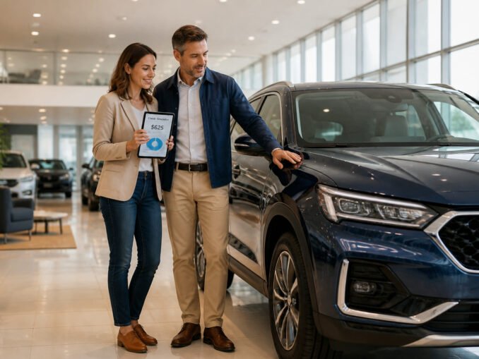 Couple et voiture planification financiere