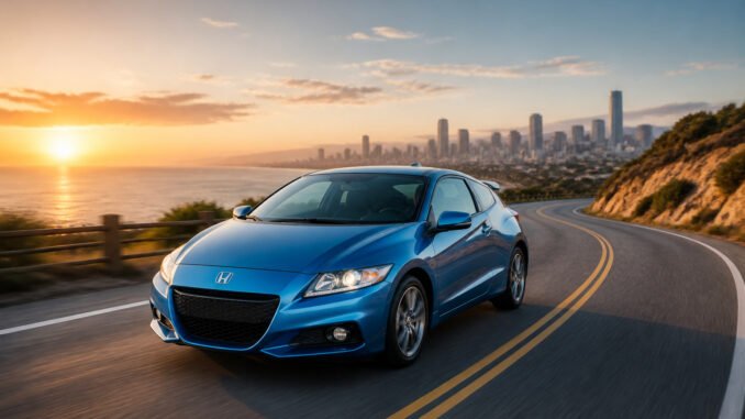Honda cr z performance et economie au crepuscule